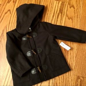 Toddler black pea coat